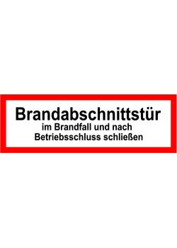 Brandschutz - "Brandabschnittstür"