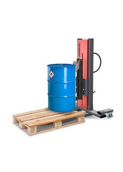 Vatlift Secu Ex type M - smal onderstel - ATEX - voor stalen vaten van 60 tot 200 liter