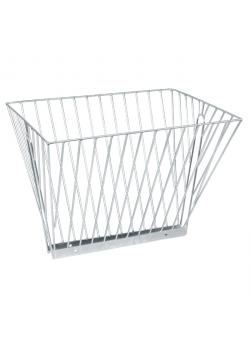 Estante para heno - grosor de la barra 6 mm - anchura 51 cm - longitud 62,5 cm - altura 48 cm - doble - galvanizado
