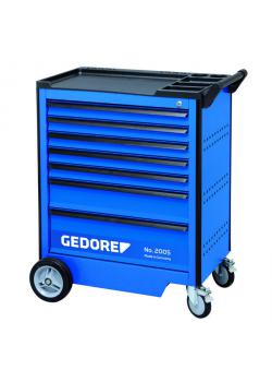 Gereedschapswagen - 7 schuifladen - individuele uittrekblokkering - totaal draagvermogen 500 kg