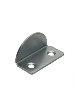 Bodenträgerwinkel - verzinkt - 40 x 20 mm - innen versenkt - VE 25 Stück - Preis per VE