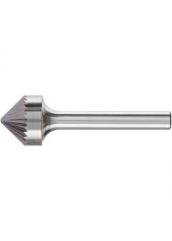 Freestift - PFERD - hardmetaal - schacht-Ø 6 mm - conische vorm - hoek 90°