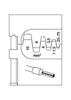 Module d'insertion - pour embouts - 0.25-10mm²