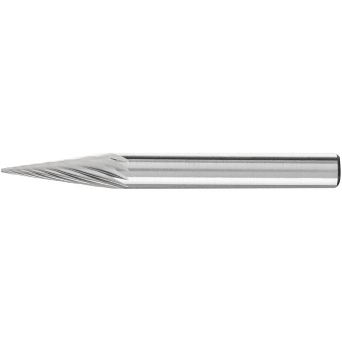 Frässtift - PFERD - Hartmetall - Schaft-Ø 6 mm - Spitzkegelform - Zahnung 1 bis 5