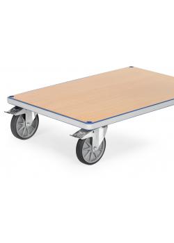 Beschermstrip van kunststofprofiel voor rolwagens