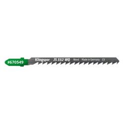 CV-pistosahanterä - JS 352 WQ Extra - puulle - kromi-vanadiini - mitat 8 x 100 x 1,25 mm - käyttöpituus 75 mm - materiaalin paksuus 5 - 50 mm - 5 kpl pakkaus - hinta per pakkaus