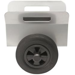 Chariot &agrave; pinces pour panneaux - Largeur de serrage 0-110 mm - Roues en caoutchouc - Capacit&eacute; de charge 200 kg - &Oslash; de la roue 200 mm - Prix &agrave; l'unit&eacute;