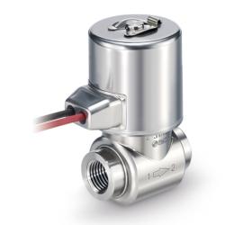 SMC 2/2-drożny zaw&oacute;r elektromagnetyczny JSX31V-SF702F-BDN-D - wersja pr&oacute;żniowa - stal nierdzewna - bezpośrednio sterowany - NC - do 10 bar - bezolejowy - 24V AC