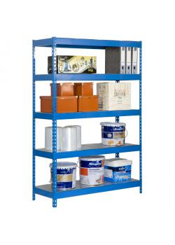 Estantería grande Bricoforte 1004-5 - 2000 x 1000 x 450 mm - estantes metálicos - 5 niveles