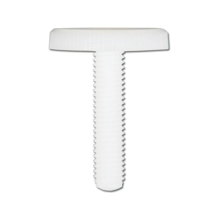 Rändelschraube - Rändel-Ø 16 und 30 - M 4 x 25 bis M 10 x 30 mm - PA 6.6 Nylon natur