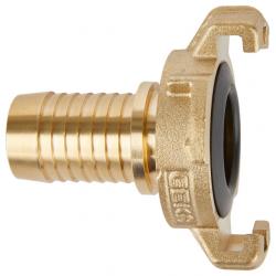 GEKA® - Express Schlauchststücke - Messing - Schlauchgröße 1/2" bis 1" - Douille avec nervure d'extrémité surélevée - Conditionnement 1 pièce - Prix par pièce