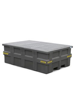 Garnek pro-line - polietylen (PE) - do IBC - z ocynkowaną kratą
