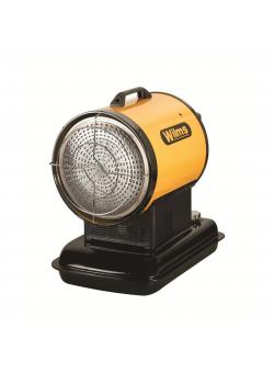 Infraroodstraalkachel IR 25 - Verwarmingsvermogen 20,5 kW - Warmteafgifte  1,9 kg/h - Spanning  230V / 50Hz