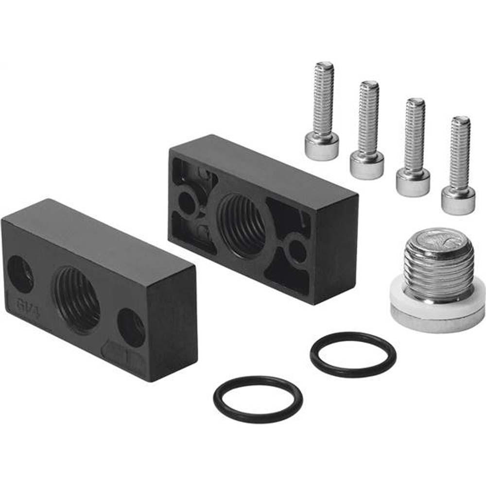 FESTO - Liitäntälevysarja LRBAS - paineensäätimille - MINI ja MIDI - G 1/4 - G 1/2 - Hinta per sarja