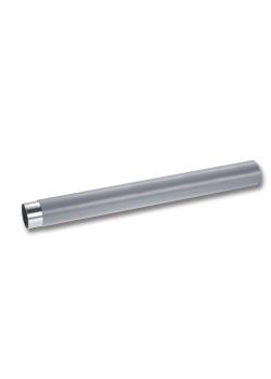 Krimpkous - PVC ca. 93° Shore A - zilvergrijs - binnendiameter 50 tot 80 mm - prijs per meter