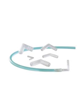 Conector acodado - PVDF - cilíndrico - varias versiones - PU 10 unidades - Precio por PU