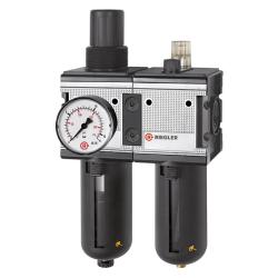 Underh&aring;llsenhet, 2-delad "multifix" - BG 4 - G 3/4" - Fl&ouml;deshastighet 12 000 l/min - Inloppstryck max. 16 bar - Regleromr&aring;de 0,5 - 10 bar - Filterfinhet 5 &micro;m - Pris per styck