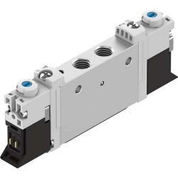 FESTO – zawór elektromagnetyczny VUVG-L10-T32-M7-1P3 – 2x zawór 3/2-drożny – zasilanie powietrzem sterującym wewnętrzne/zewnętrzne – sprężyna pneumatyczna/mechaniczna – zawór z mufą M7 – bez płytki przyłączeniowej elektrycznej – cena za sztukę