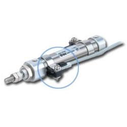 Elemento di fissaggio SMC BJ5-1 - per il montaggio su nastro dei segnalatori - per pistoni con diametro da 10 a 40 mm - compatibile con diversi cilindri pneumatici - Prezzo al pezzo