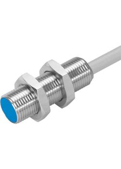FESTO - SIEH-M12B-NS-K-L-CR - (538254) - Näherungsschalter - hochlegierter Stahl - Schaltausgang NPN - Preis per Stück