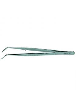Pincet - gebogen punten - lengte 150 mm - glanzend vernikkeld