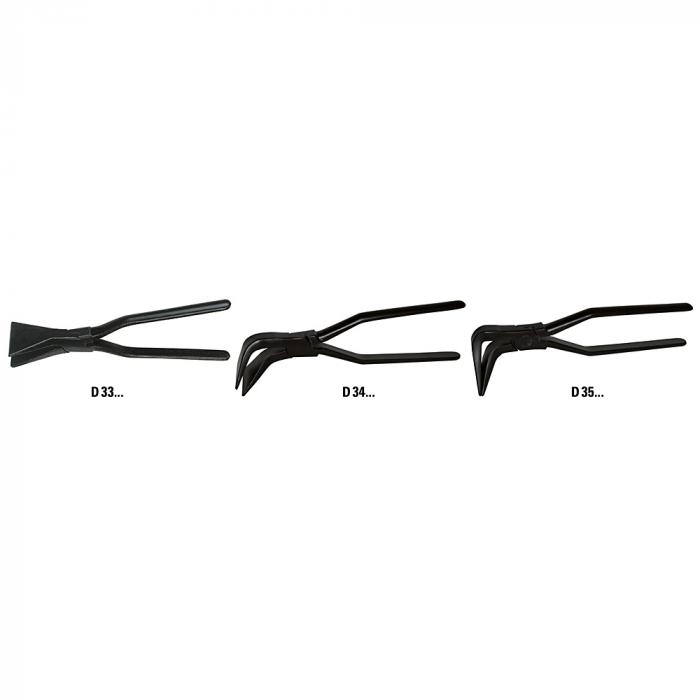 Alicates para coser - curvados 90° - ancho de boca 60 mm - longitud total 225 mm - varias versiones
