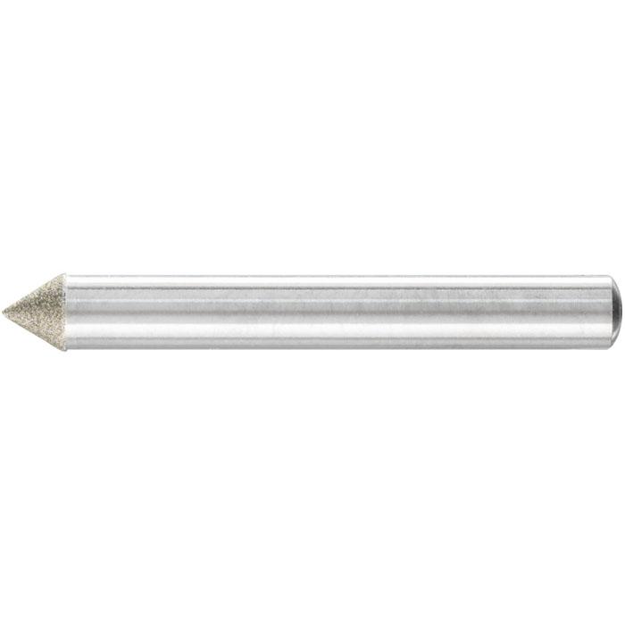 Slijpstift - PFERD - Diamant - Schacht-Ø 6 mm - puntige kegelvorm