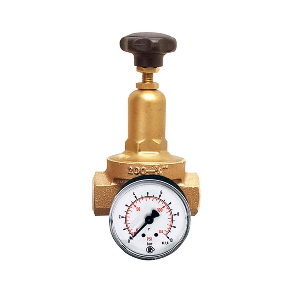 Drukregelaars - standaarduitvoering - incl. manometer -  G 1/4" tot 2" - 1,5 tot 8 bar - PE max. 25 bar – prijs per stuk