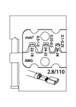 Module d'insertion - pour réceptacles à lame - 2.8 / 110 - 0.1-1mm²