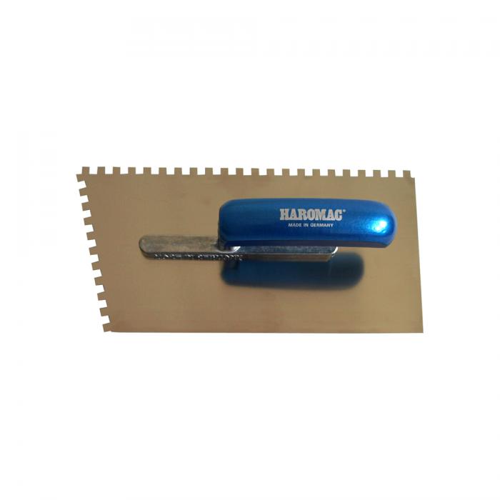 Glättekelle "Clever" - roestvrij - getand - lengte 280 mm