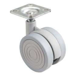 M&ouml;bel-Lenkrolle -  Polyrad - Rad-&Oslash; 60 mm - Bauh&ouml;he 85 mm - Tragkraft 50 kg - Preis per St&uuml;ck