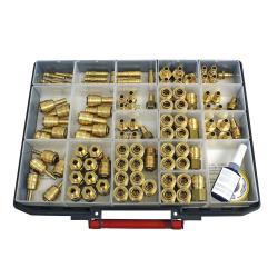 Caja de surtido &laquo;cl&raquo; - Acoplamientos de cierre r&aacute;pido - Lat&oacute;n pulido - Di&aacute;metro nominal 7,2