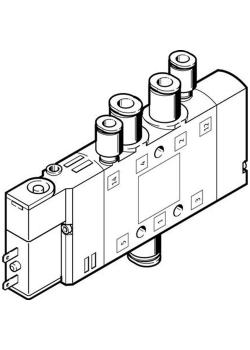 FESTO - Electroválvula - 5/2 monoestable - 6 pulgadas - (196886) - Precio por unidad