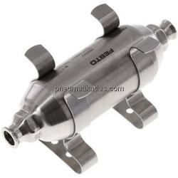 FESTO persluchtreservoir CRVZS - hooggelegeerd roestvrij staal - inhoud 0,1 tot 20 l - werkdruk -0,95 bar tot 16 bar - prijs per stuk