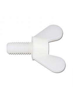Thumbscrews - DIN 316 - M 8 x 5 to M 8 x 16 mm - natural polyamide / PA 6.6 natural