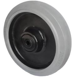 CASCOO Elastik-Rad - Serie R4E2 - f&uuml;r Transportger&auml;terollen - Rad-&Oslash; 200 mm - Tragkraft 350 kg - Preis per St&uuml;ck