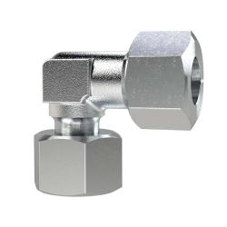 Hoekschroefverbinding verstelbaar - verzinkt staal - 360° draaibaar - M12x1,5 tot M36x2,0 - buisbuitendiameter 6 tot 28 mm - PN max. 315 bar - prijs per stuk