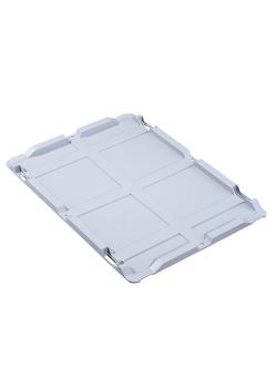 Slip lokk ProfiPlus Eurobox Lid A 400 - Utvendige mål (B x D x H) 400 x 300 x 10 mm - farge grå
