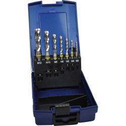 FORUM Juego de machos de roscar para agujeros ciegos D371C - HSSE - Rosca M3 a M12 - Precio por juego