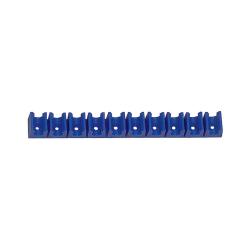 Slangespændebånd - polyethylen - blå - slange udvendig diameter 4-5 mm til 10 mm - pris pr.