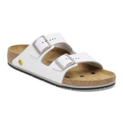 Birkenstock - Arizona PRO ESD Sandal med två remmar - Belagt naturläder - Vit - Normal - Storlekar 35 till 48 - Pris per par