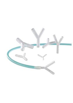 Conector en Y - PP - caños cilíndricos - varias versiones - PU 10 unidades - precio por PU