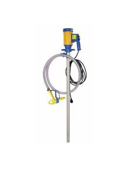 Zestaw pompy bębnowej - JP-160 - PP - wał HC - dł. rurki zanurzeniowej 1200 mm - wydajność 82 l/min. - &Oslash; 41 mm