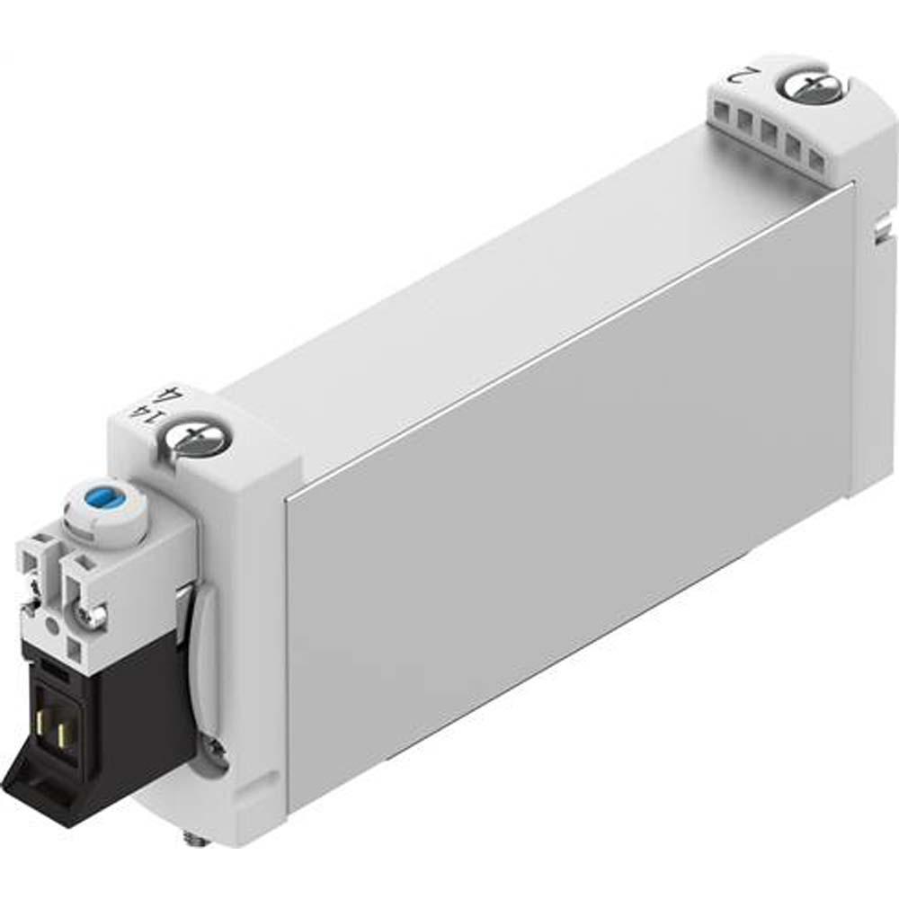 FESTO – zawór elektromagnetyczny VUVG-B18-F-1P3 – zawór 5/2-drożny, monostabilny – zewnętrzne zasilanie powietrzem sterującym – sprężyna pneumatyczna/mechaniczna – zawór z płytą przyłączeniową G1/4 – bez płyty przyłączeniowej elektrycznej – cena za s