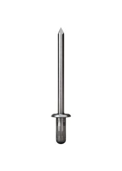 PolyBulb blindnagler - stål/stål - kuppelhode - 4,8 x 11 mm - VE 250 stk - pris pr stk.
