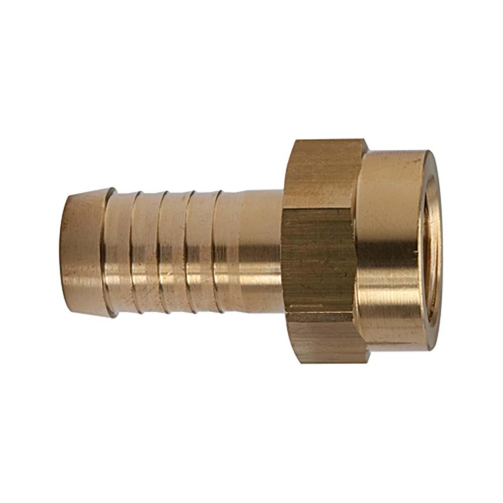 Påskruningsmundstykke - messing 2.0401 - IG M14x1.5 til M24x1.5 - slangetilslutning 9 til 19 mm - PN max 15 bar - pris pr