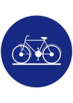Señal obligatoria "Use el carril bici