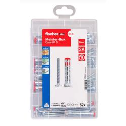 Huldyvel DuoHM - Meisterbox DuoHM TX - Ø 4 til 6 mm - længde 55 mm - pladetykkelse 9,5 til 30 mm - indhold 26 dyvler og skruer - pris pr.