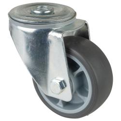 Sv&auml;nghjul - bakh&aring;l - termoplasthjul - hjuldiameter 80 till 125 mm - totalh&ouml;jd 108 till 157 mm - lastkapacitet 100 till 120 kg - pris per styck