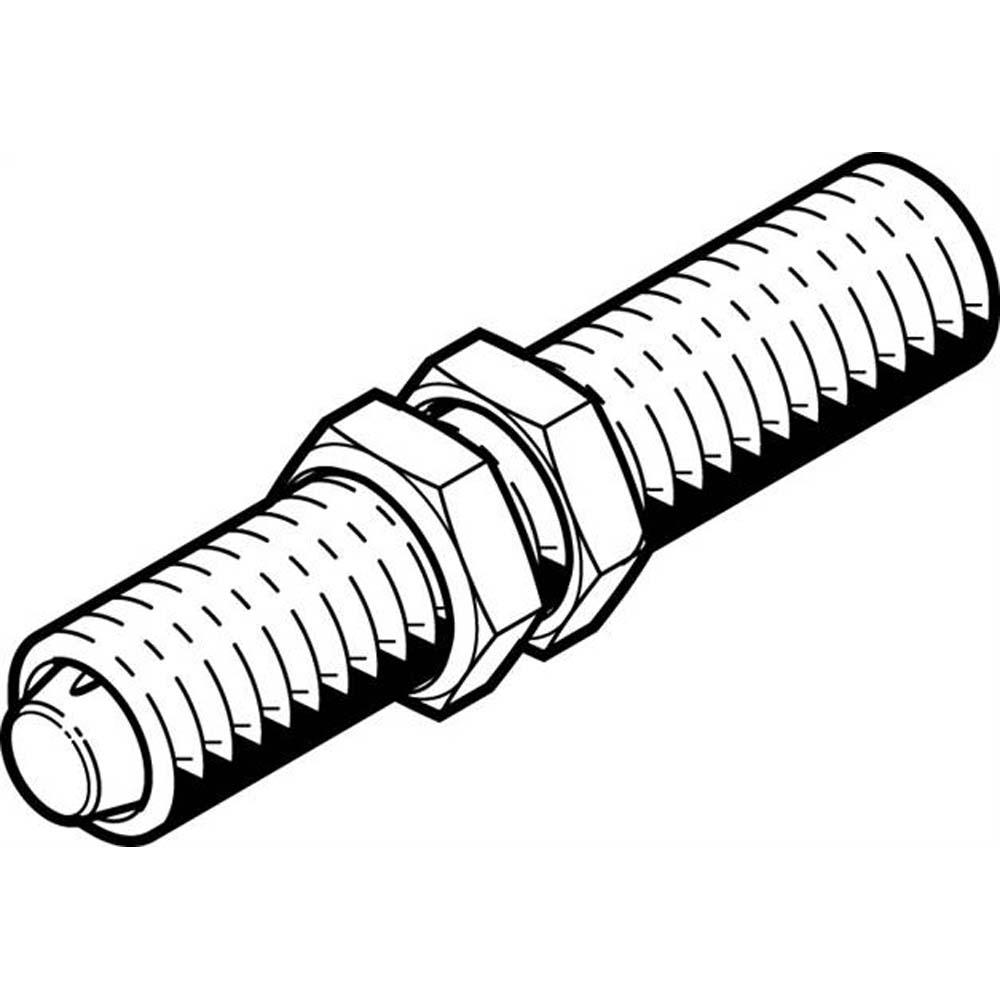 FESTO - DYEF - støtdemper - høylegert stål - P-demping uten metallisk fast stopp - pakke med 1 stk - pris pr.
